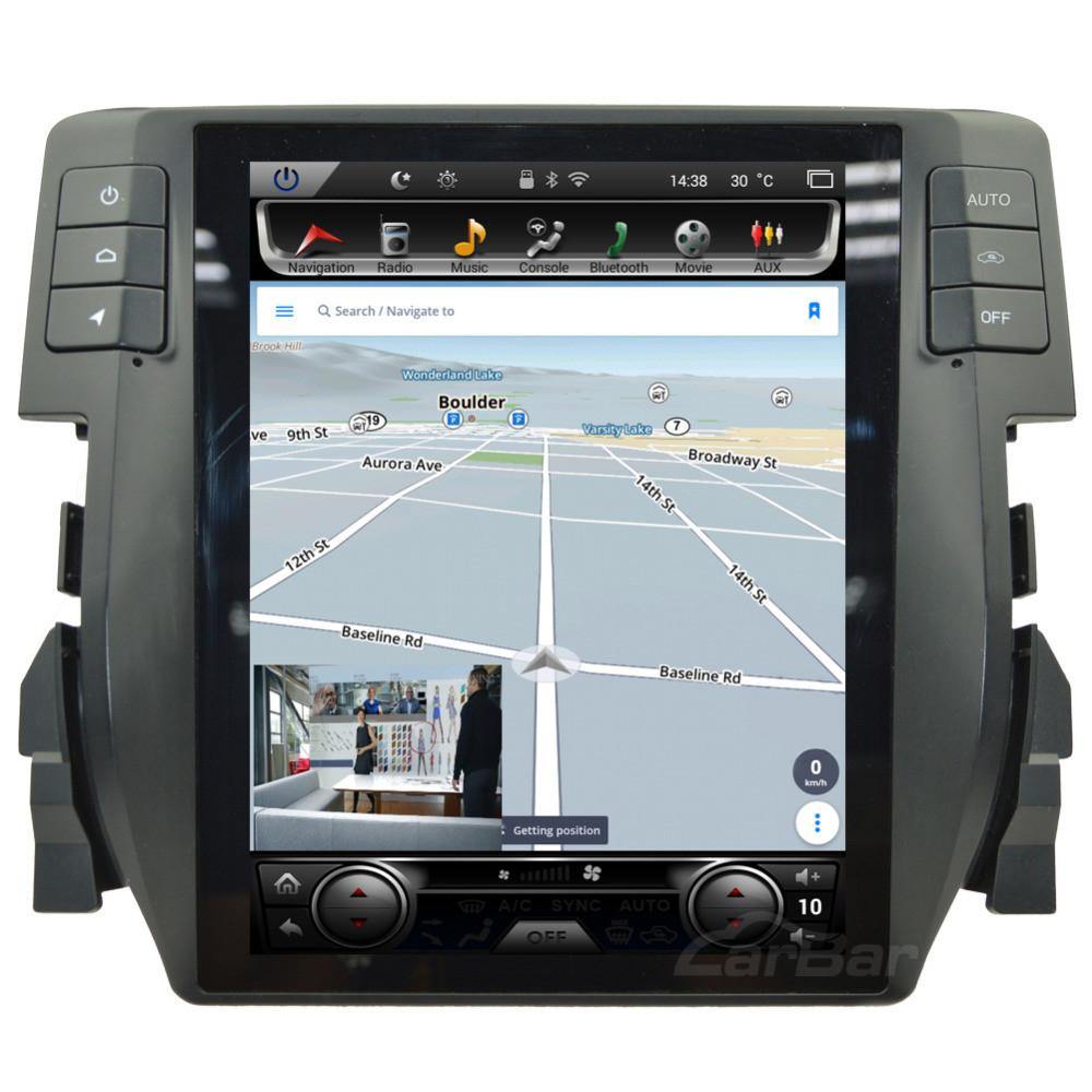 Open Box Android 10.4" Vertical Screen Navigation Radio for Honda Civic 2016-2018 | Phoenix Automotive