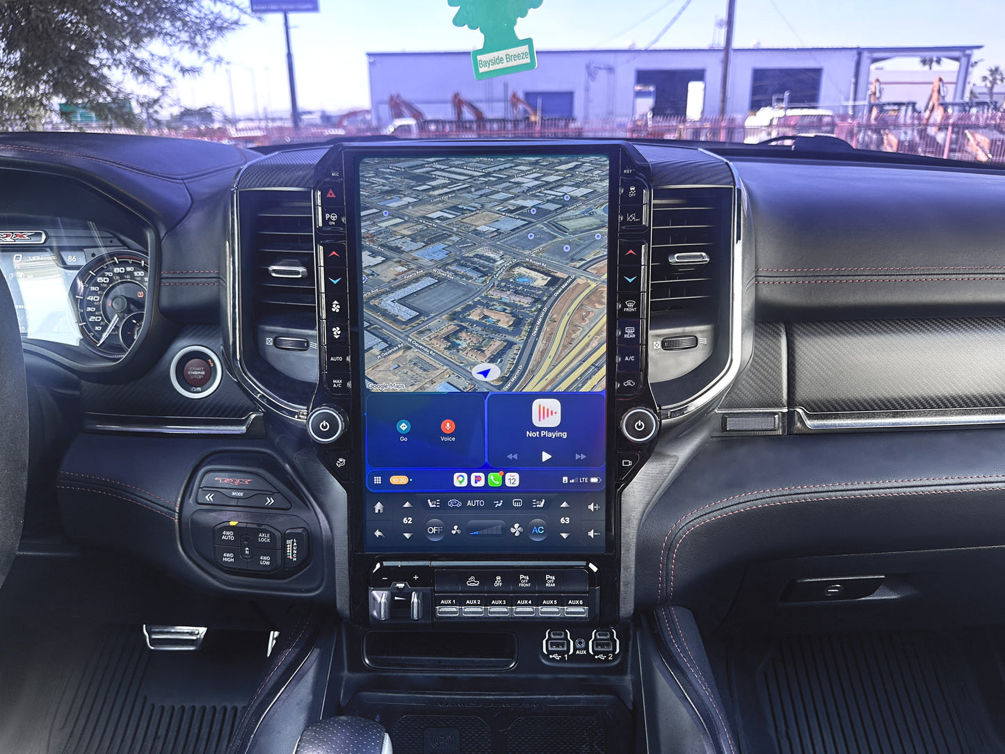 13.6/14.5” Android 13/14 Vertical Screen Navigation Radio for Dodge Ram 2019- 2024