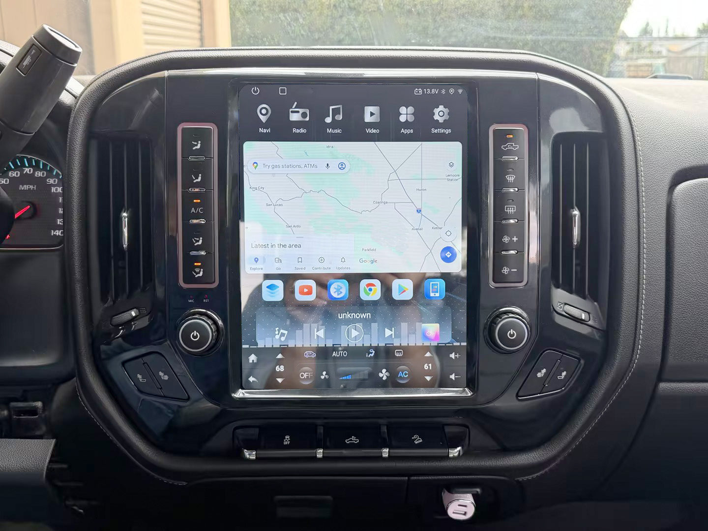 [ Qualcomm6125/S7865 ] [Special Edition] 12.1/14.5" Android 13/14 Fast boot Navi Radio for Chevy Silverado GMC SIERRA 2014 - 2019