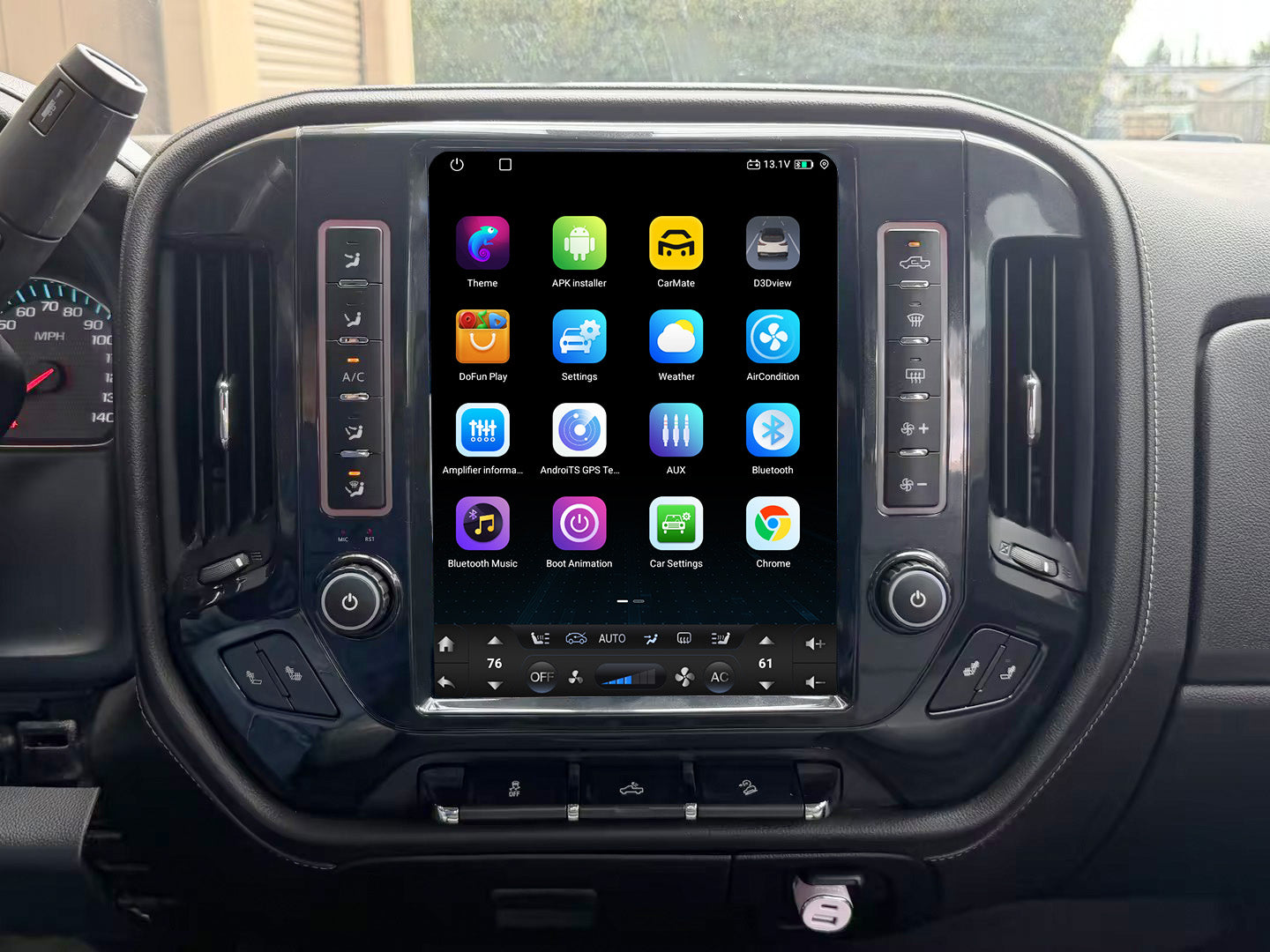 [ Qualcomm6125/S7865 ] [Special Edition] 12.1/14.5" Android 13/14 Fast boot Navi Radio for Chevy Silverado GMC SIERRA 2014 - 2019