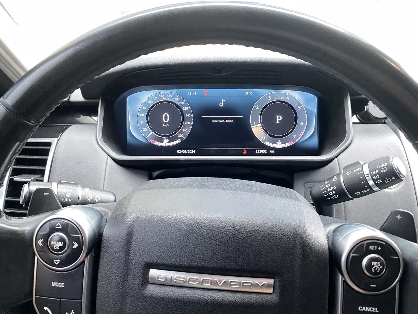 12.3 inch LCD Screen Digital Cluster Gauge for Land Rover Sport 2014-2017 Speedometer Replacement Dashboard Instrument Cluster Digital Display Panel