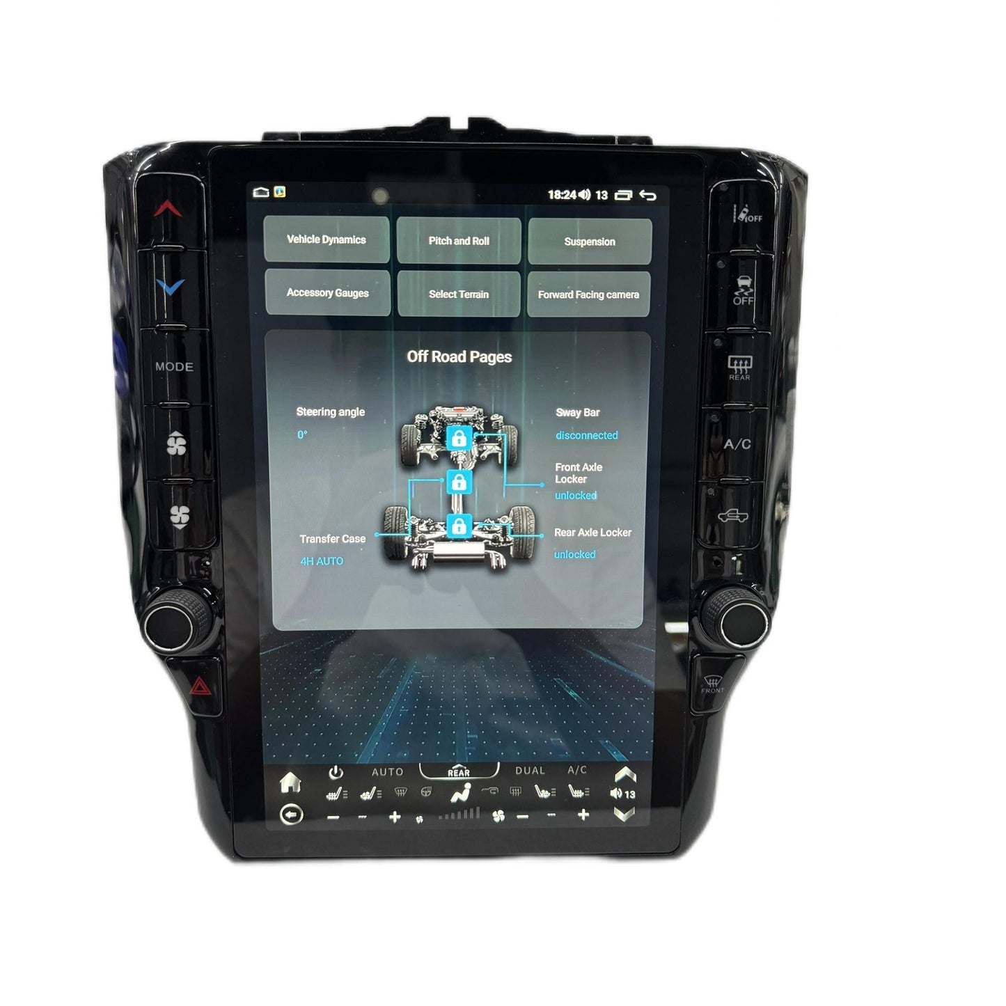 11.5” Android 13 Vertical Screen Navigation Radio for Dodge Ram 2019- 2024 | Phoenix Automotive