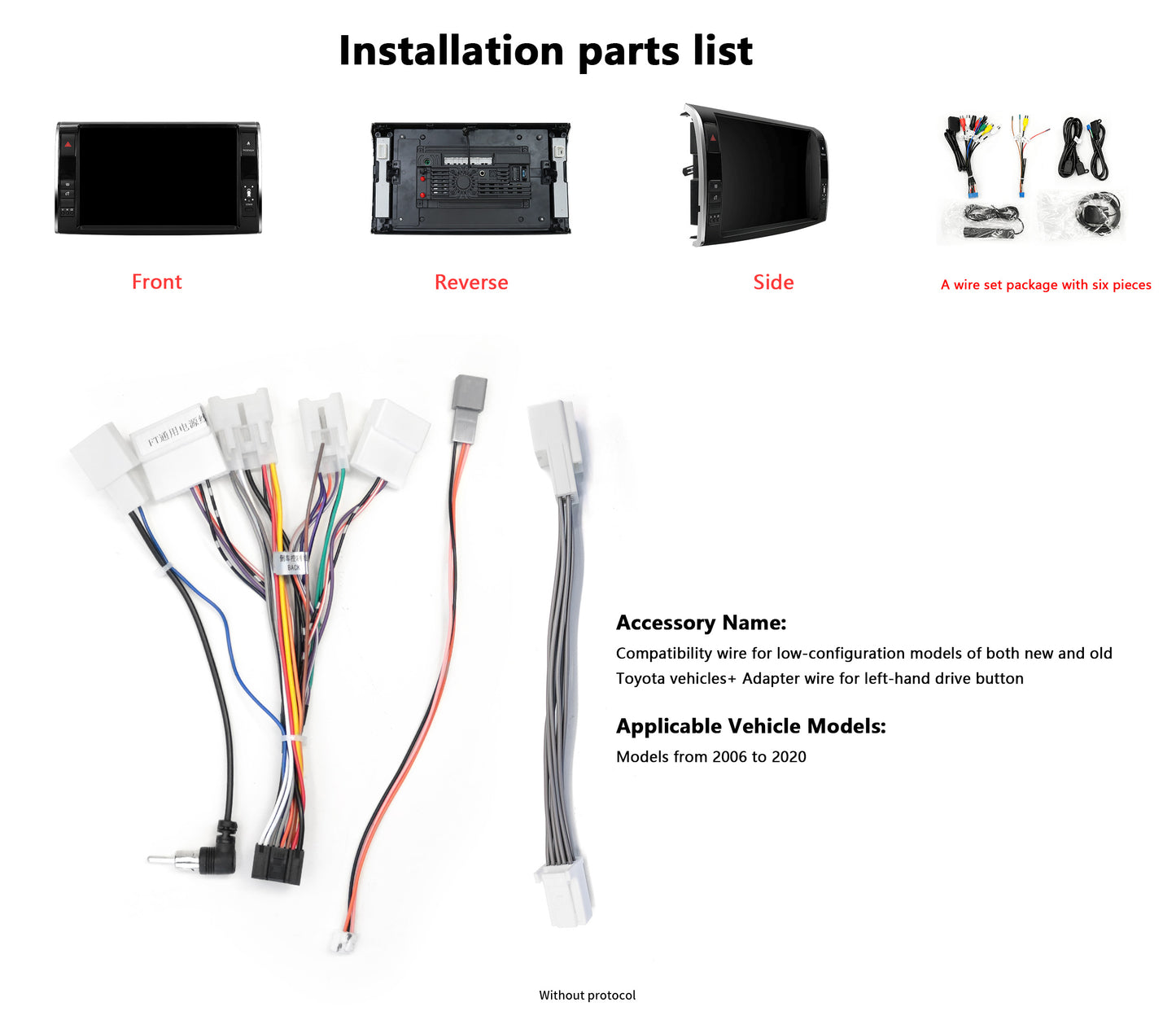 11.5" Android 12/13 Fast boot Horizontal Screen Navi Radio for TOYOTA PRIVIA / ESTIMA 2006-2020 models