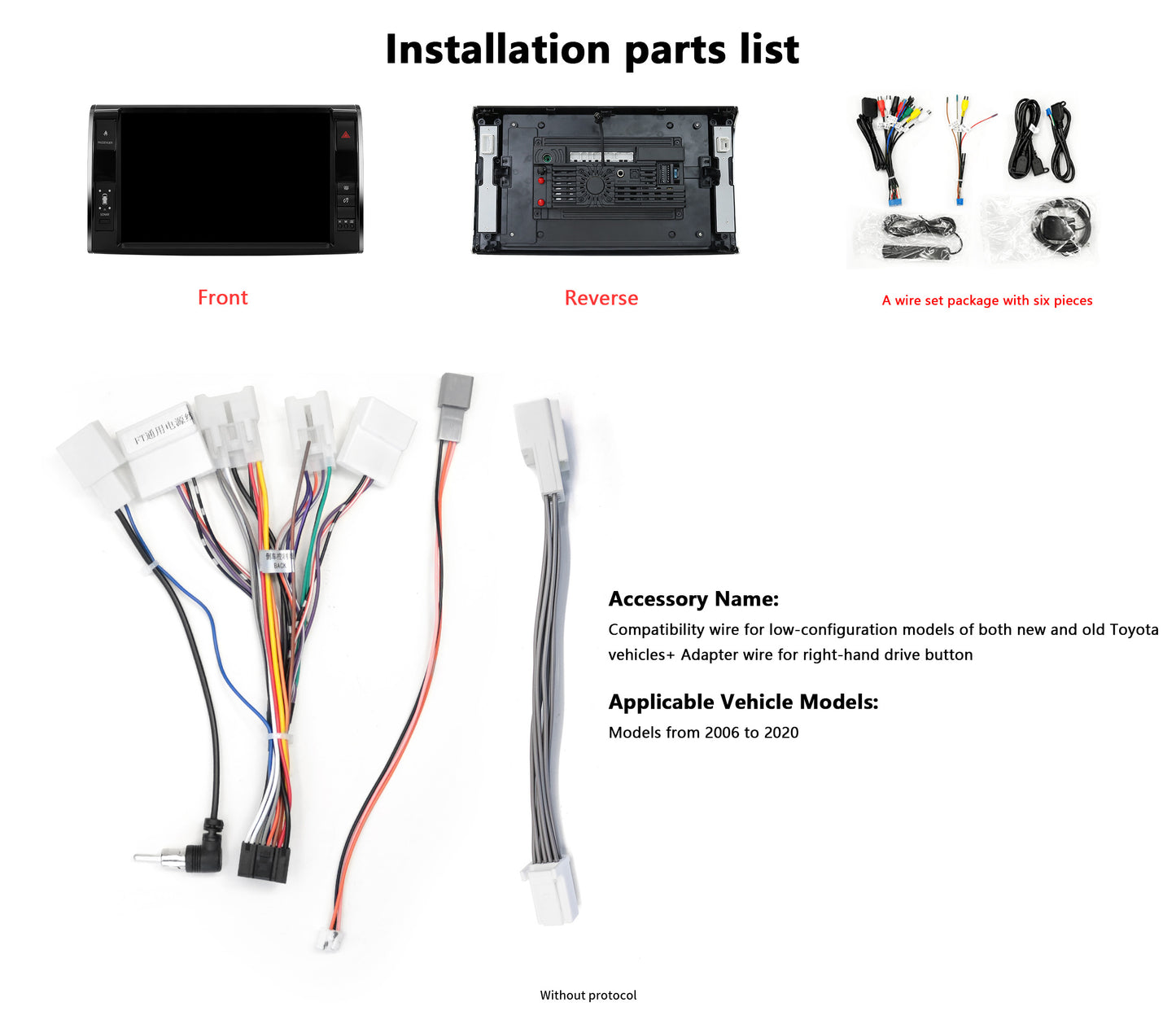 11.5" Android 12/13 Fast boot Horizontal Screen Navi Radio for TOYOTA PRIVIA / ESTIMA 2006-2020 models