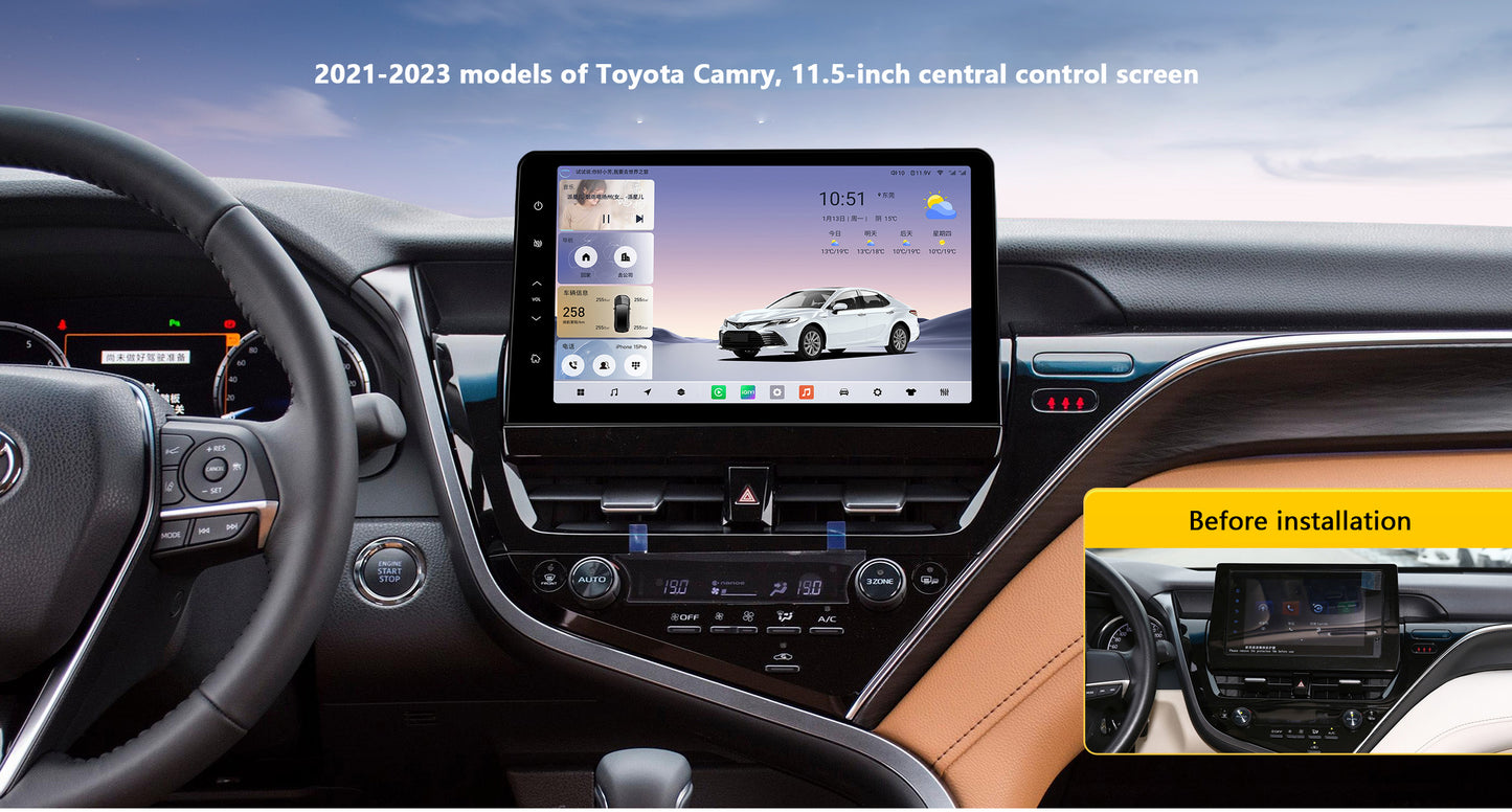 11.5" Android 12/13 Fast boot Horizontal Screen Navi Radio for TOYOTA CAMRY 2021-2023