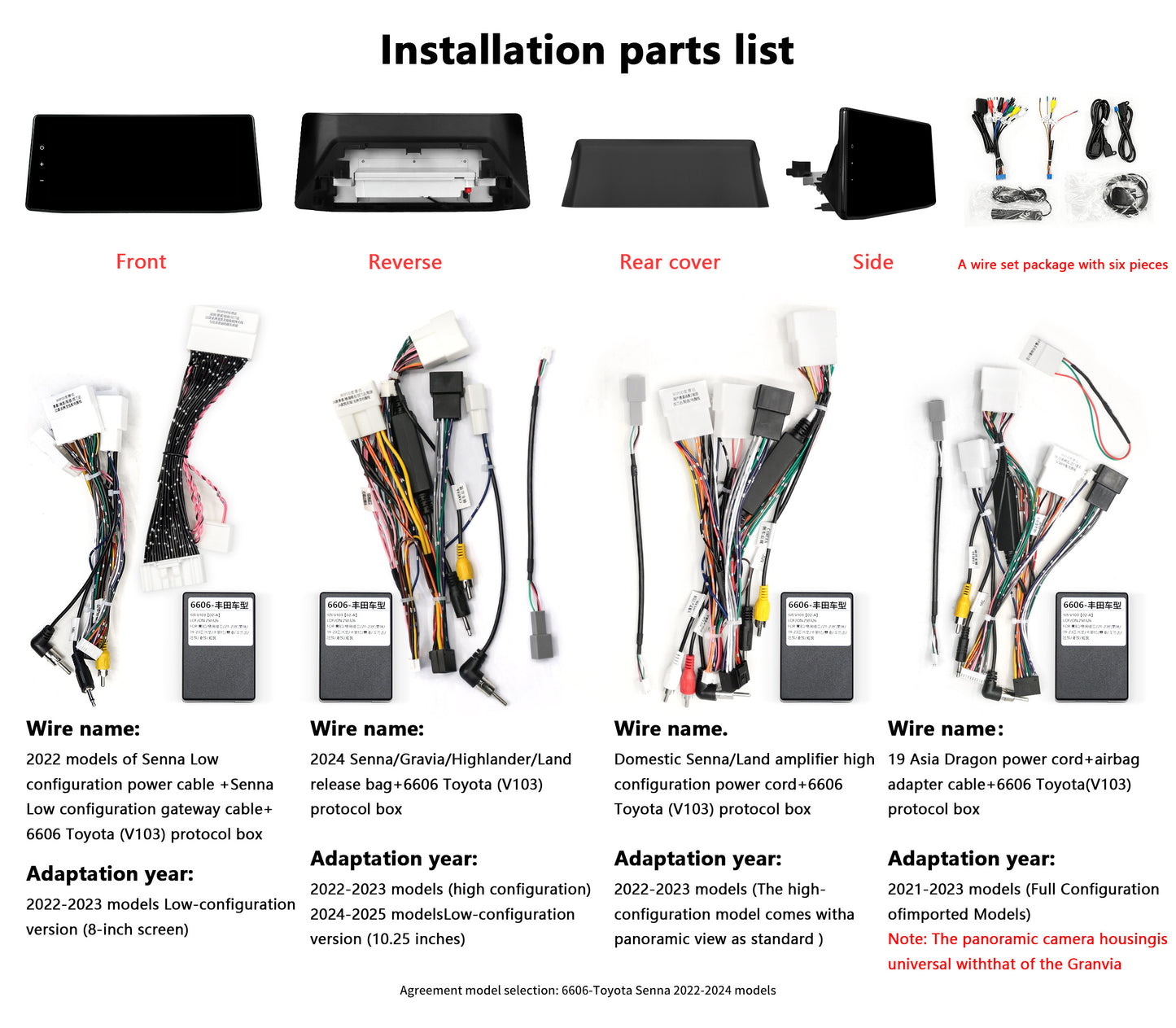 12.3" Android 12/13 Fast boot Horizontal Screen Navi Radio for TOYOTA SIENNA / GRANVIA 2022 to present