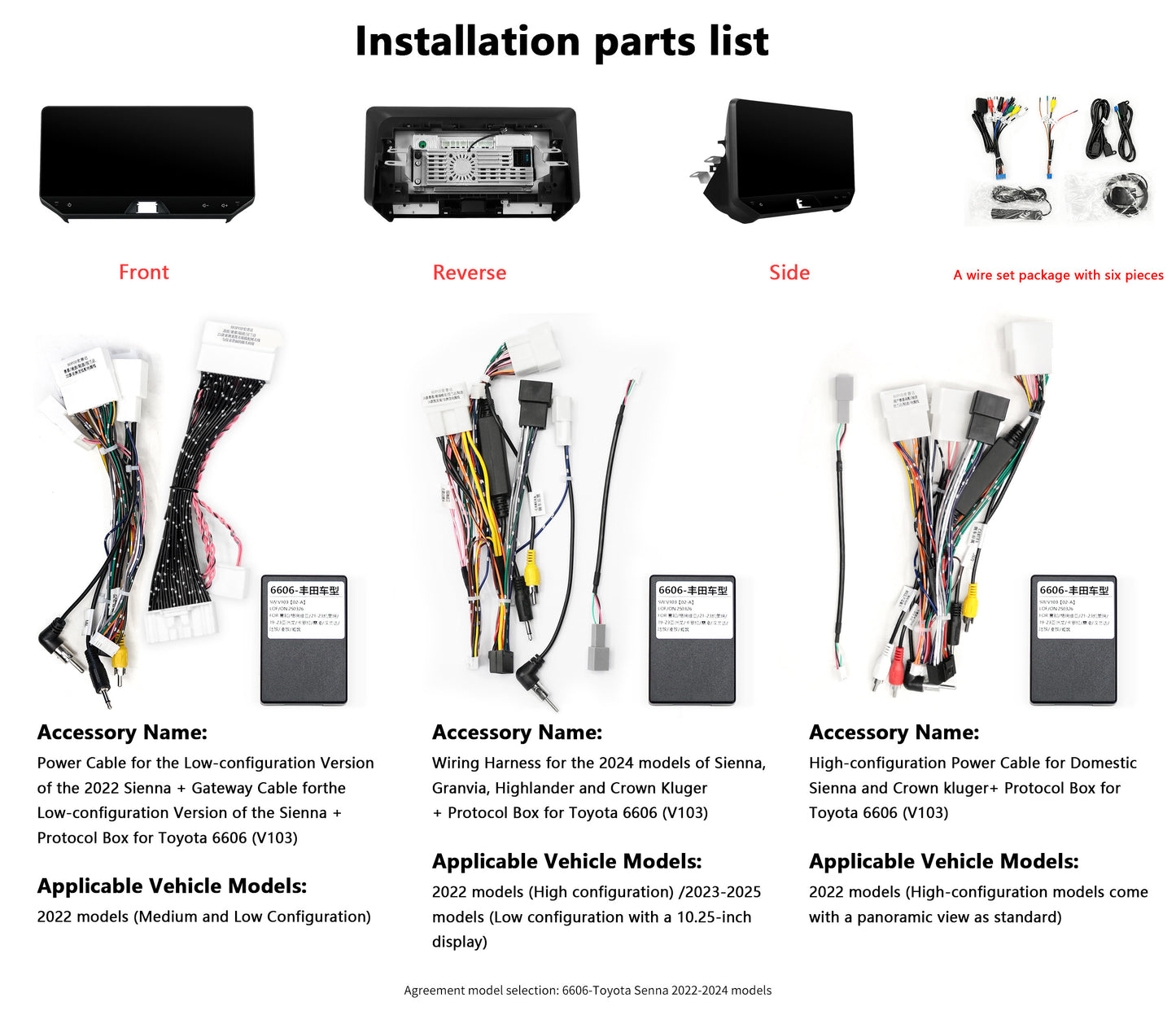 12.3" Android 12/13 Fast boot Horizontal Screen Navi Radio for TOYOTA HARRIER / VENZA 2022 to present
