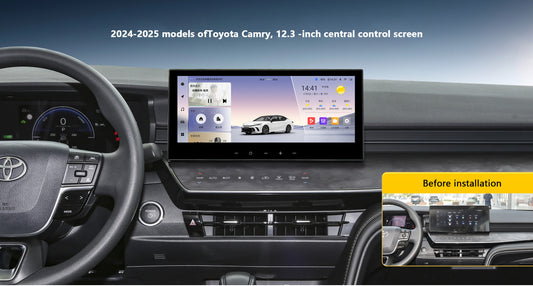12.3" Android 12/13 Fast boot Horizontal Screen Navi Radio for TOYOTA CAMRY 2024 to present