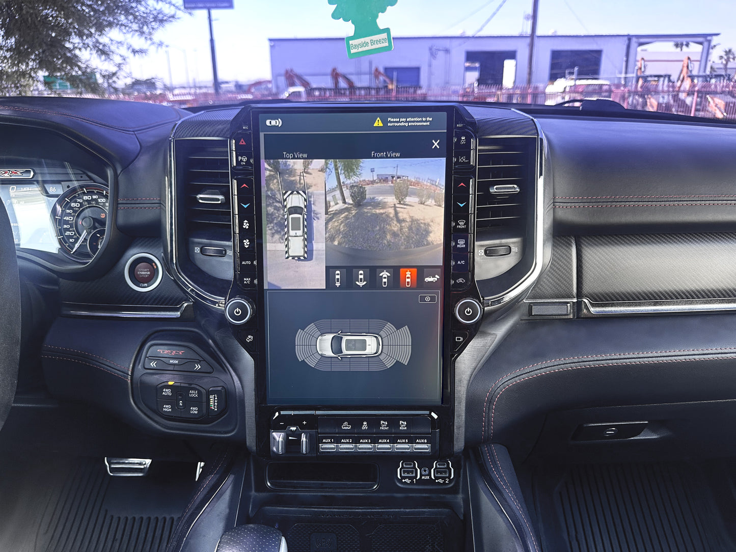 13.6/14.5” Android 13/14 Vertical Screen Navigation Radio for Dodge Ram 2019- 2024