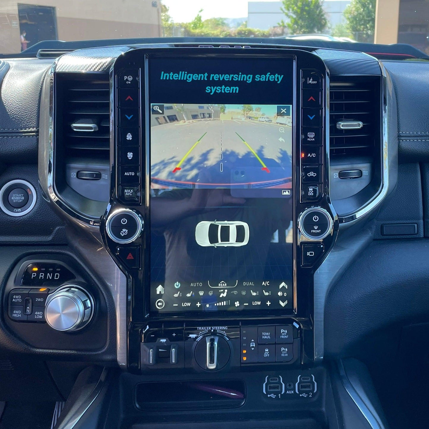 [Open box] 13.6” Android 12 Vertical Screen Navigation Radio for Dodge Ram 2019- 2024 | Phoenix Automotive