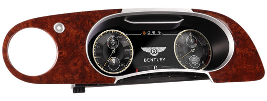 12.3 inch LCD Screen Digital Cluster Gauge for Bentley Flying Spur/Continental 2005-2012 Speedometer Replacement Dashboard Instrument Cluster Digital Display Panel