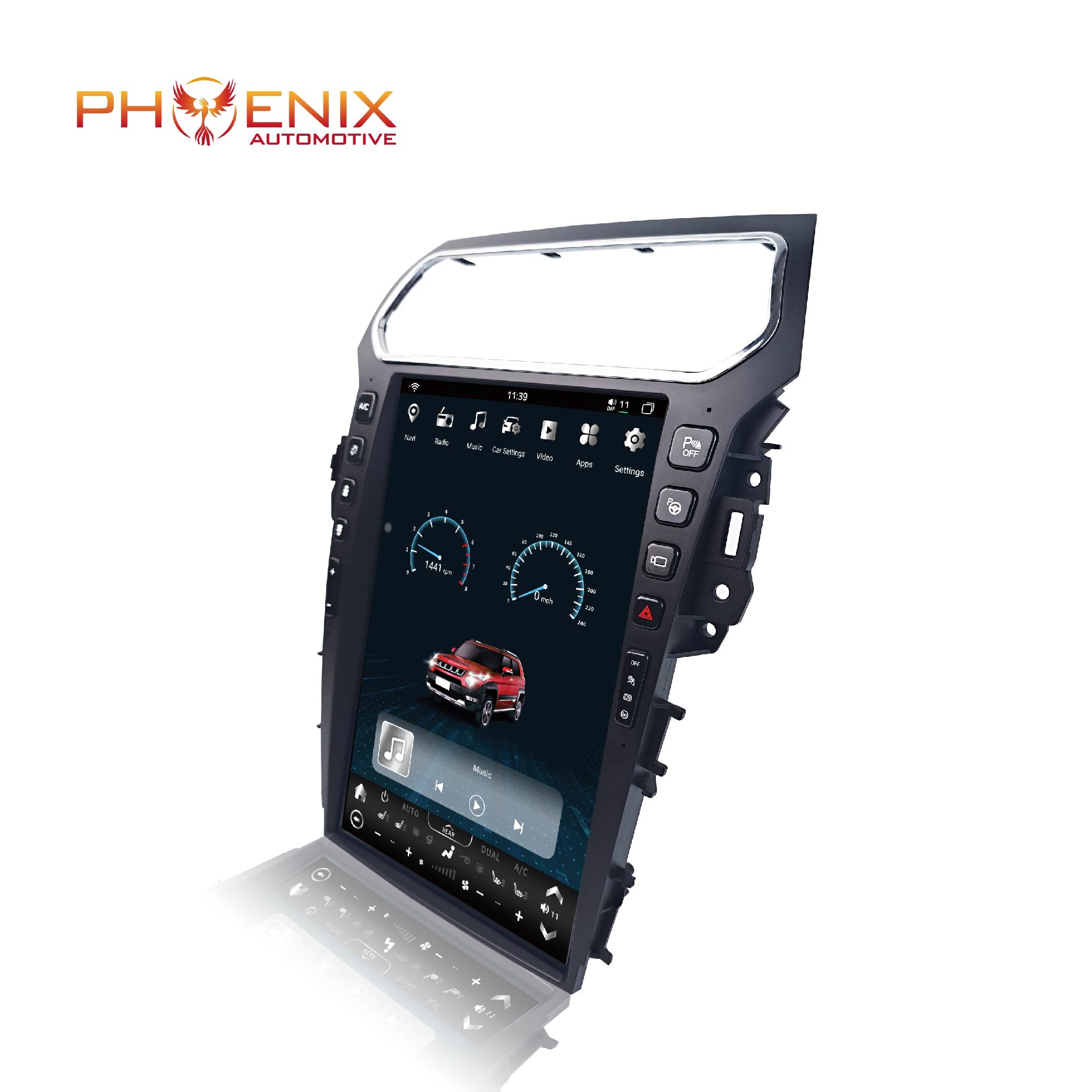 14.5” Android 14 fast boot Vertical Screen Navigation Radio for