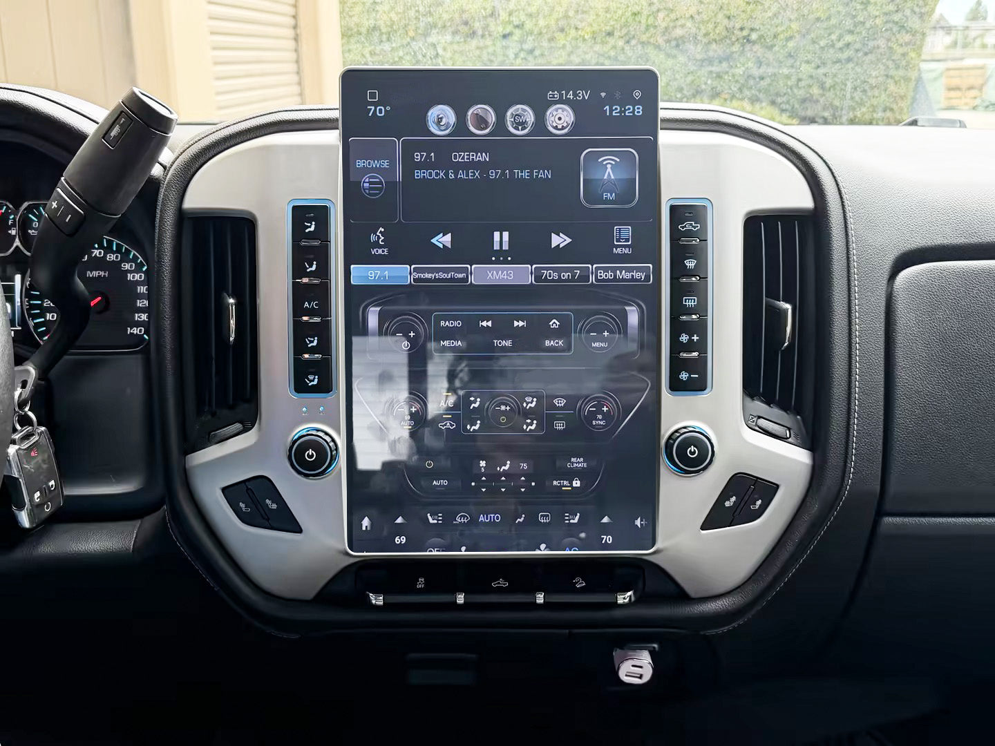 [ Qualcomm6125/S7865 ] [Special Edition] 12.1/14.5" Android 13/14 Fast boot Navi Radio for Chevy Silverado GMC SIERRA 2014 - 2019