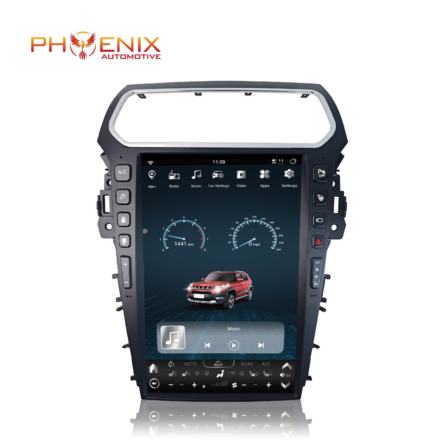 14.5” Android 14 fast boot Vertical Screen Navigation Radio for Ford Explorer 2011-2019