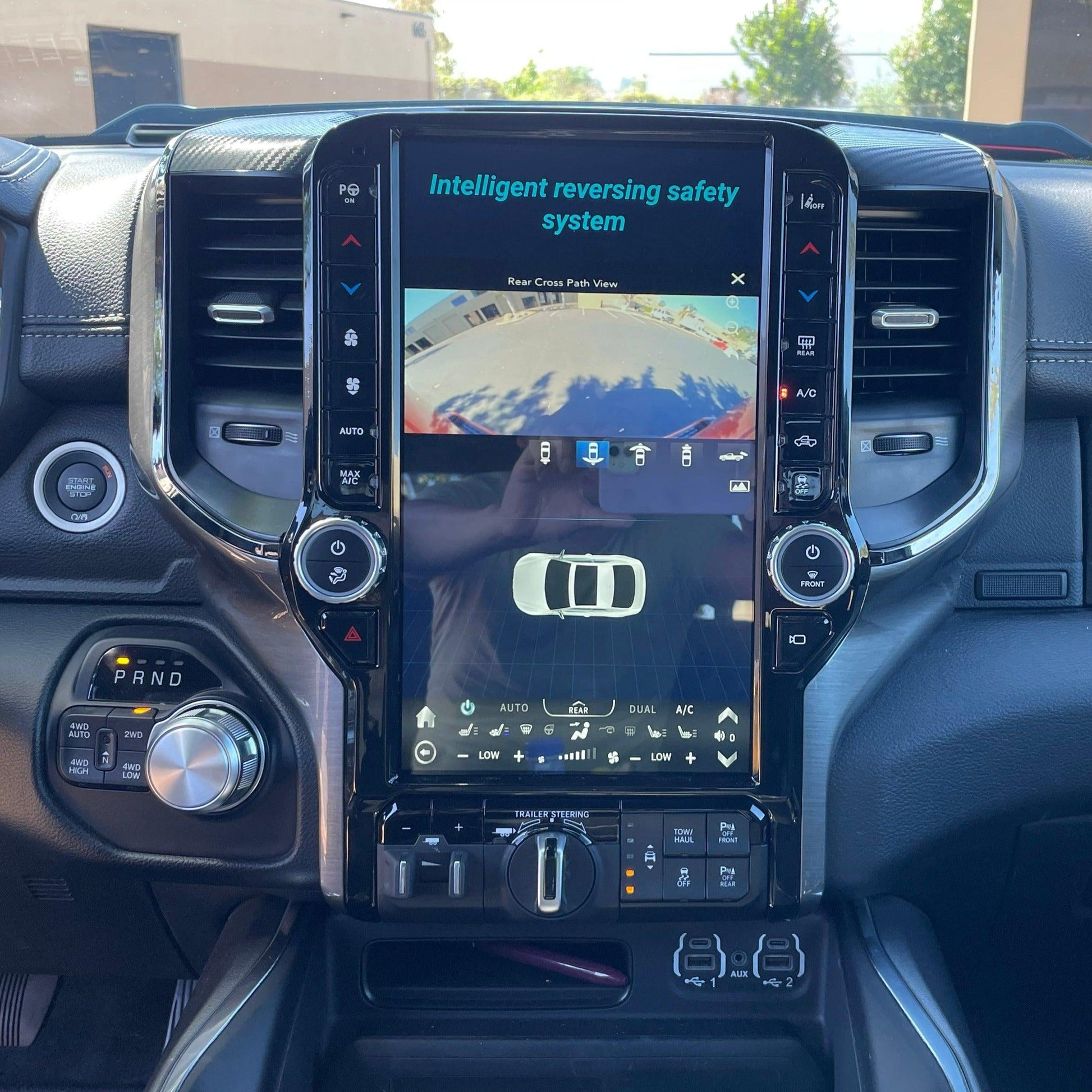 [Open box] 13.6” Android 12 Vertical Screen Navigation Radio for Dodge Ram 2019- 2024 | Phoenix Automotive