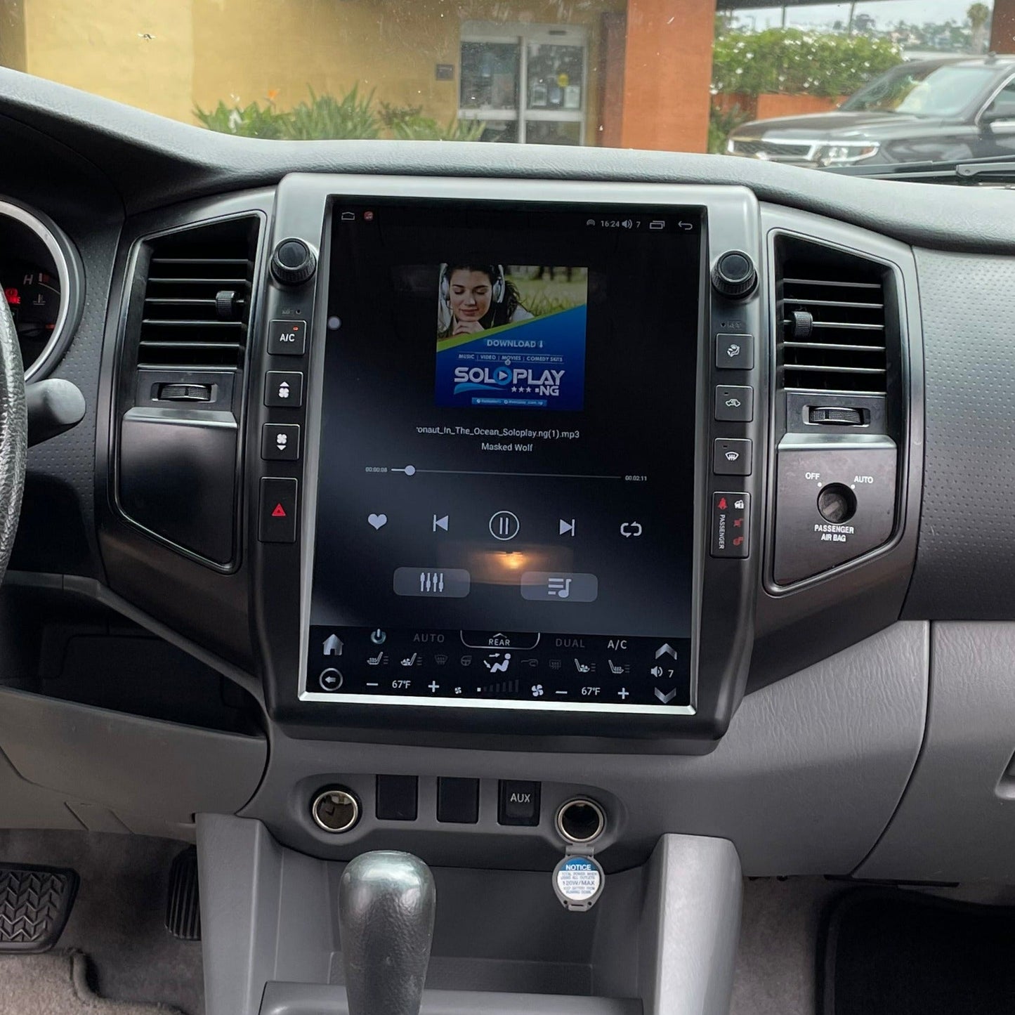 [Open box] 13” Android 12 Vertical Screen Navigation Radio for Toyota Tacoma 2005 - 2015 In-Dash audio/video players head unit stereo online Phoenix Automotive Android Radio Tesla-style T-style XL Large screen Vertical screen big screen Linkswell inc x knob joying Aucar auto AutoTecPro Navigation Systems Rhino dasaita American muscle nifty city merge screens seicane car radio