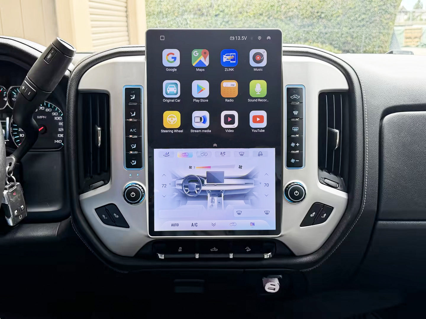 [ Qualcomm6125/S7865 ] [Special Edition] 12.1/14.5" Android 13/14 Fast boot Navi Radio for Chevy Silverado GMC SIERRA 2014 - 2019