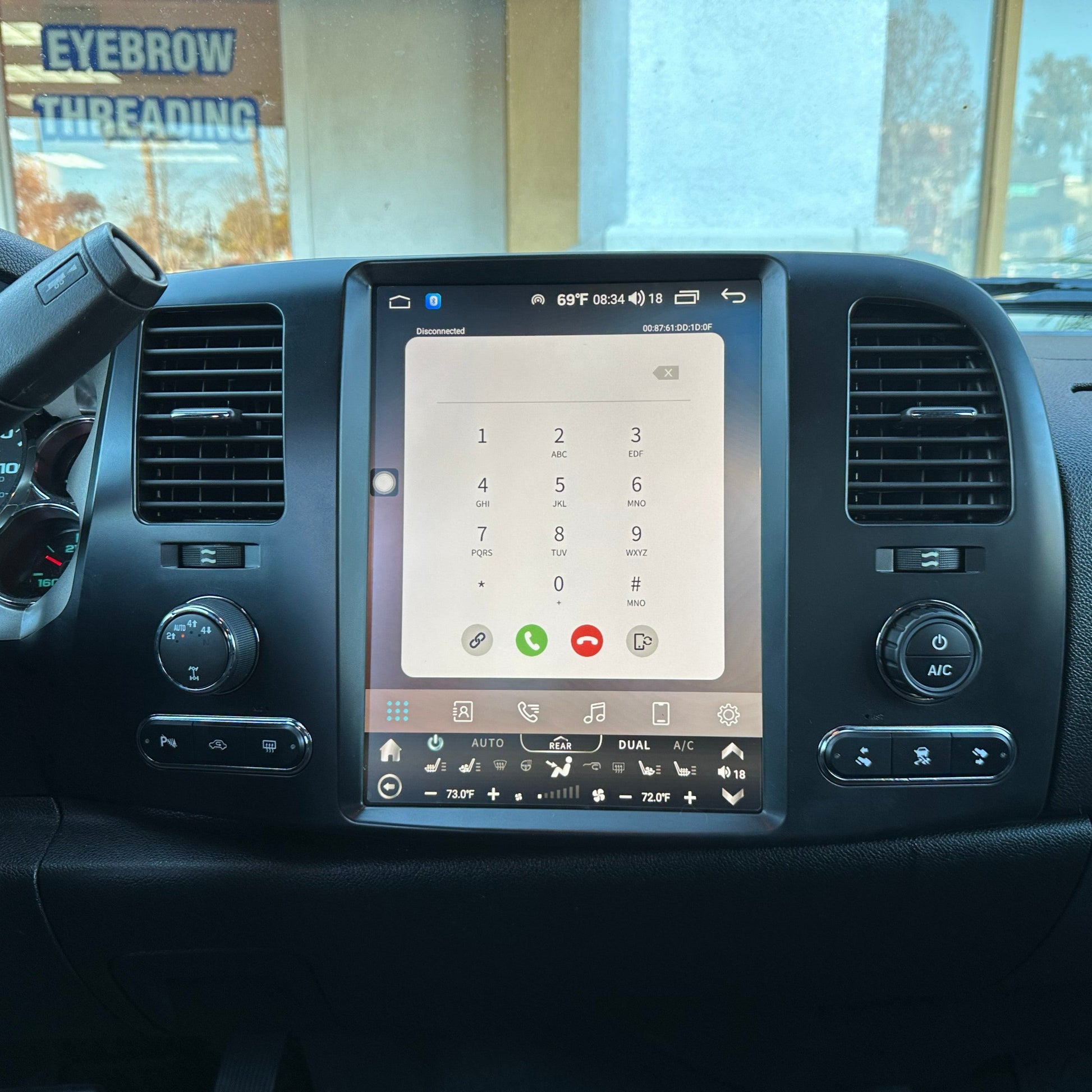 12.1” Android 13 fast boot Vertical Screen Navigation Radio for Chevrolet Silverado GMC Sierra 2007 - 2013