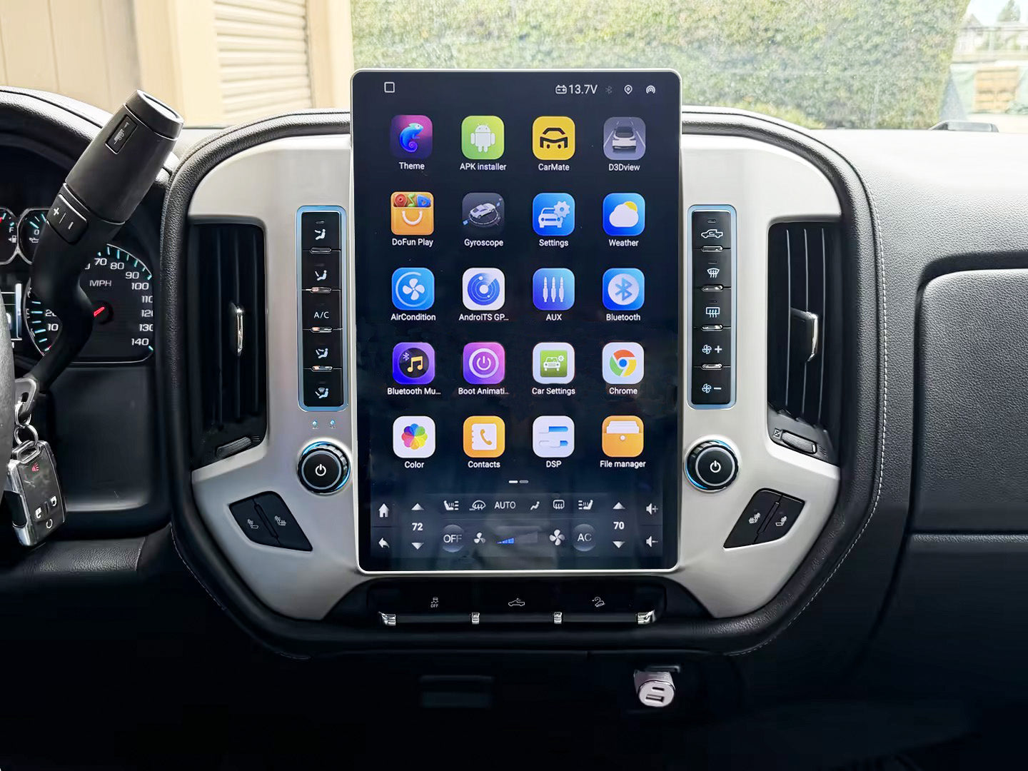 [ Qualcomm6125/S7865 ] [Special Edition] 12.1/14.5" Android 13/14 Fast boot Navi Radio for Chevy Silverado GMC SIERRA 2014 - 2019