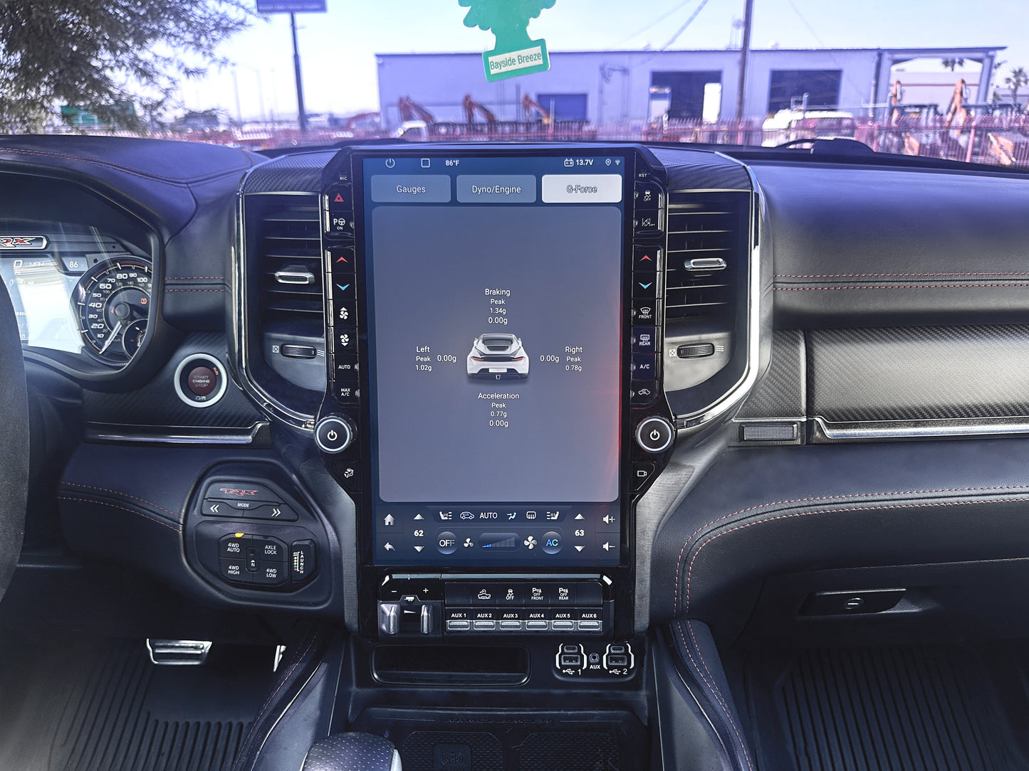 13.6/14.5” Android 13/14 Vertical Screen Navigation Radio for Dodge Ram 2019- 2024