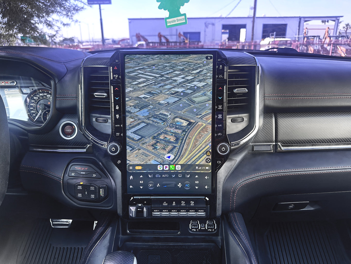 13.6/14.5” Android 13/14 Vertical Screen Navigation Radio for Dodge Ram 2019- 2024