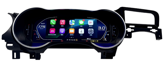 12.3 inch LCD Screen Digital Cluster Gauge for Ford Mustang (Right Peptide) 2015-2021 Speedometer Replacement Dashboard Instrument Cluster Digital Display Panel