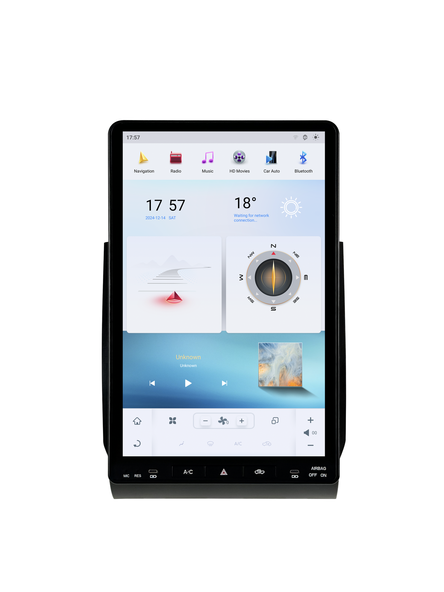 16.8" Android 13 Fast boot Navigation Radio for 2012 - 2020 Toyota Tundra