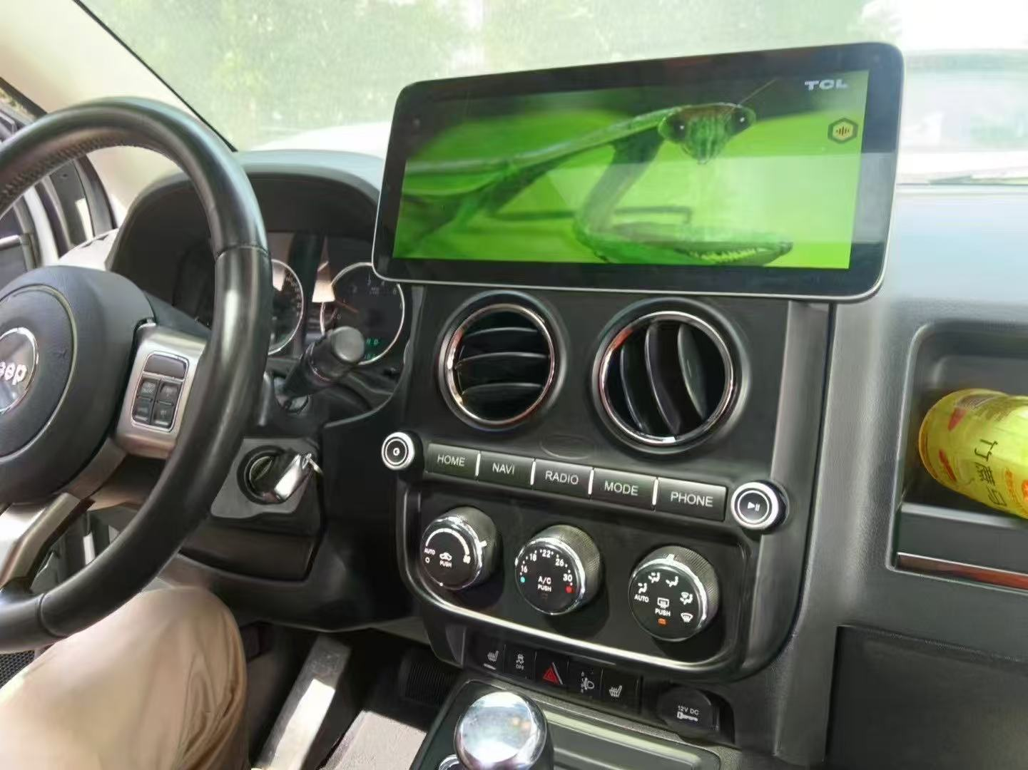 12.3 Inch Android 14 Universal Car Radio Stereo Android Auto Carplay for Jeep Compass 2010-2016