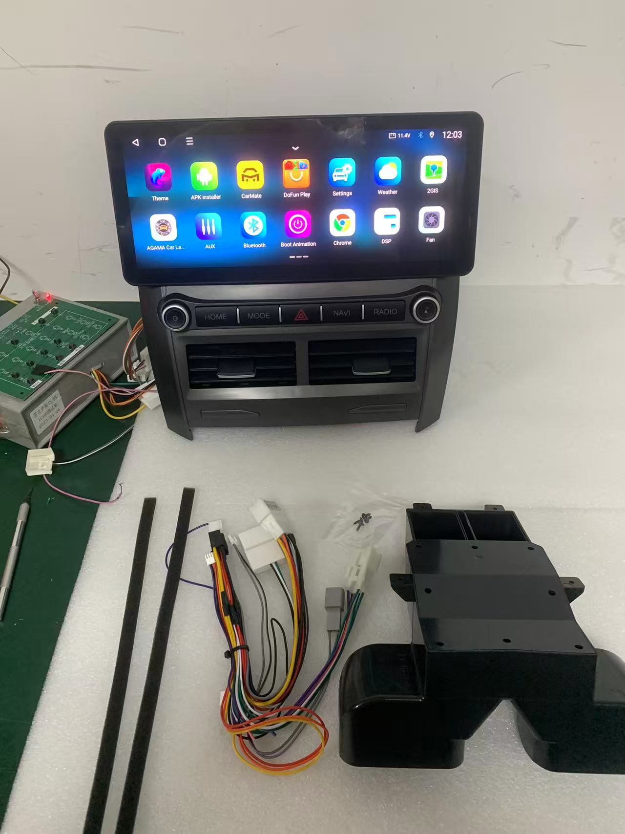 12.3 Inch Universal Car Radio Stereo Android Auto Carplay for Toyota corolla 2007-2013