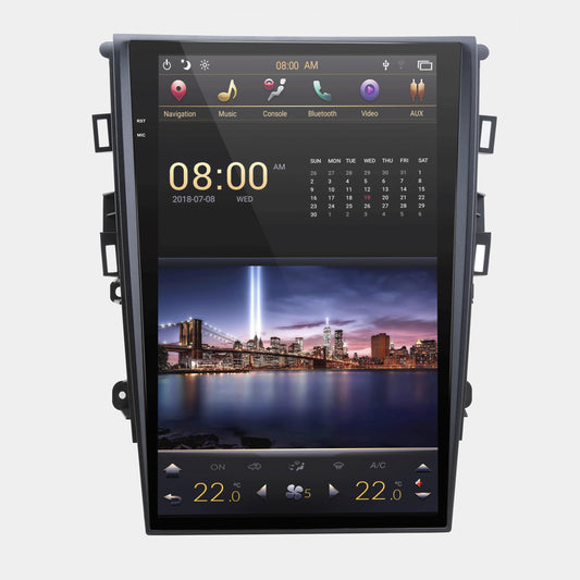 Open box[ PX6 SIX-CORE ] 13.6" Vertical screen Android 9 Fast boot Navigation radio for Ford Fusion 2013-2020 | Phoenix Automotive