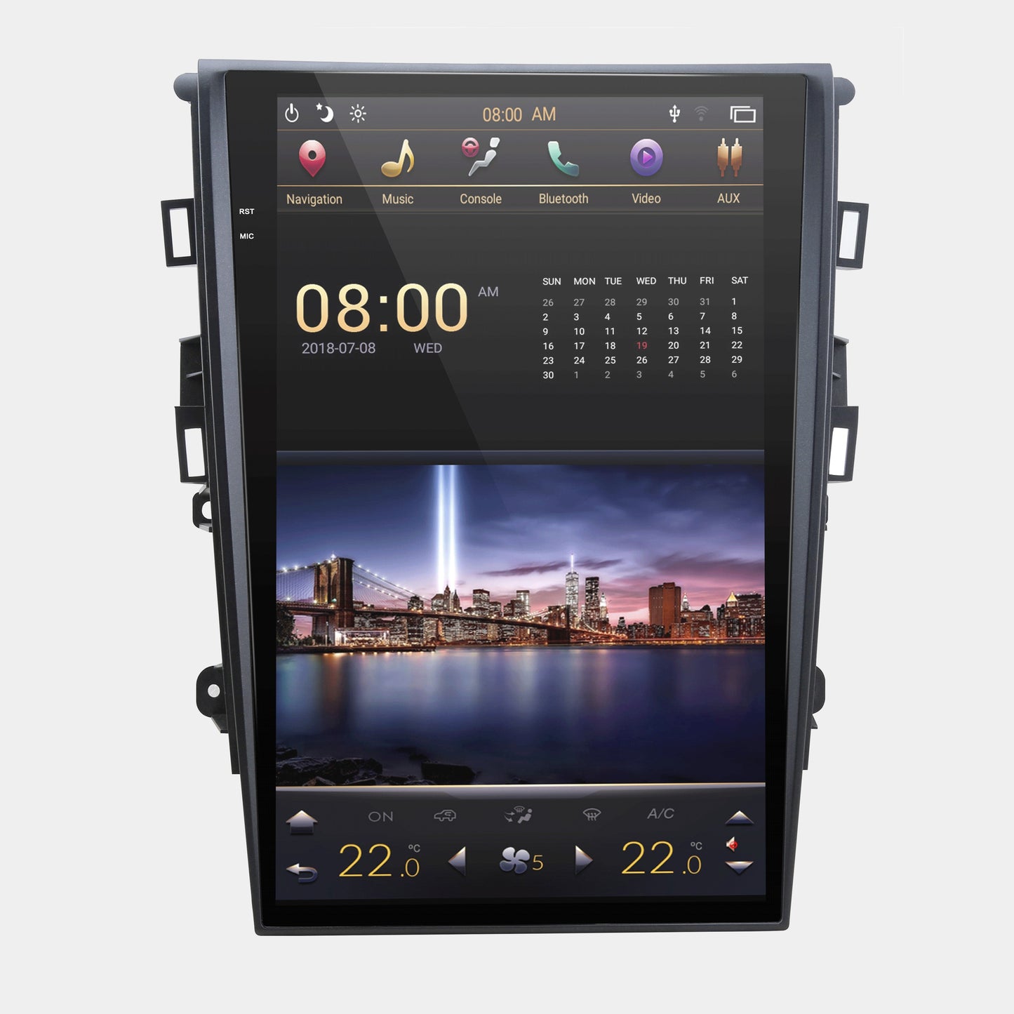 [ Open Box ] 13.6" Vertical screen Android 13 Fast boot Navigation radio for Ford Fusion 2013-2020 | Phoenix Automotive