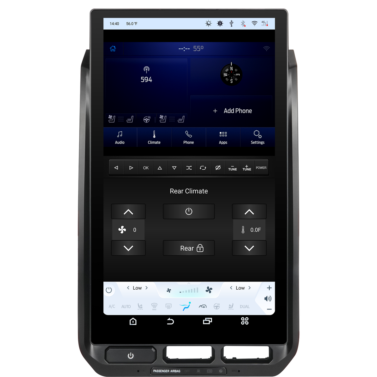13/14.5/16 inch Android 13/14 Navigation Radio for Ford F-150 F-250 F-350 F-450 F-550 2015-2020