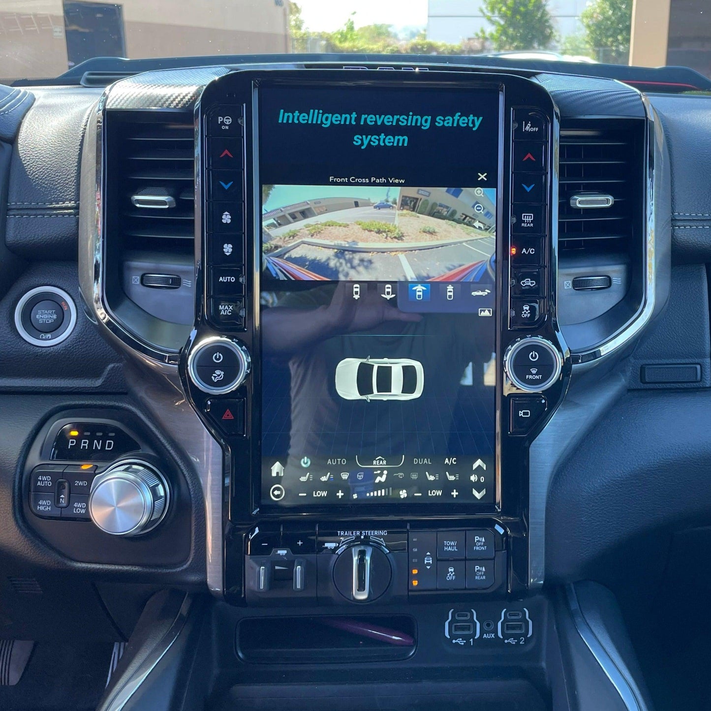 [Open box] 13.6” Android 12 Vertical Screen Navigation Radio for Dodge Ram 2019- 2024 | Phoenix Automotive