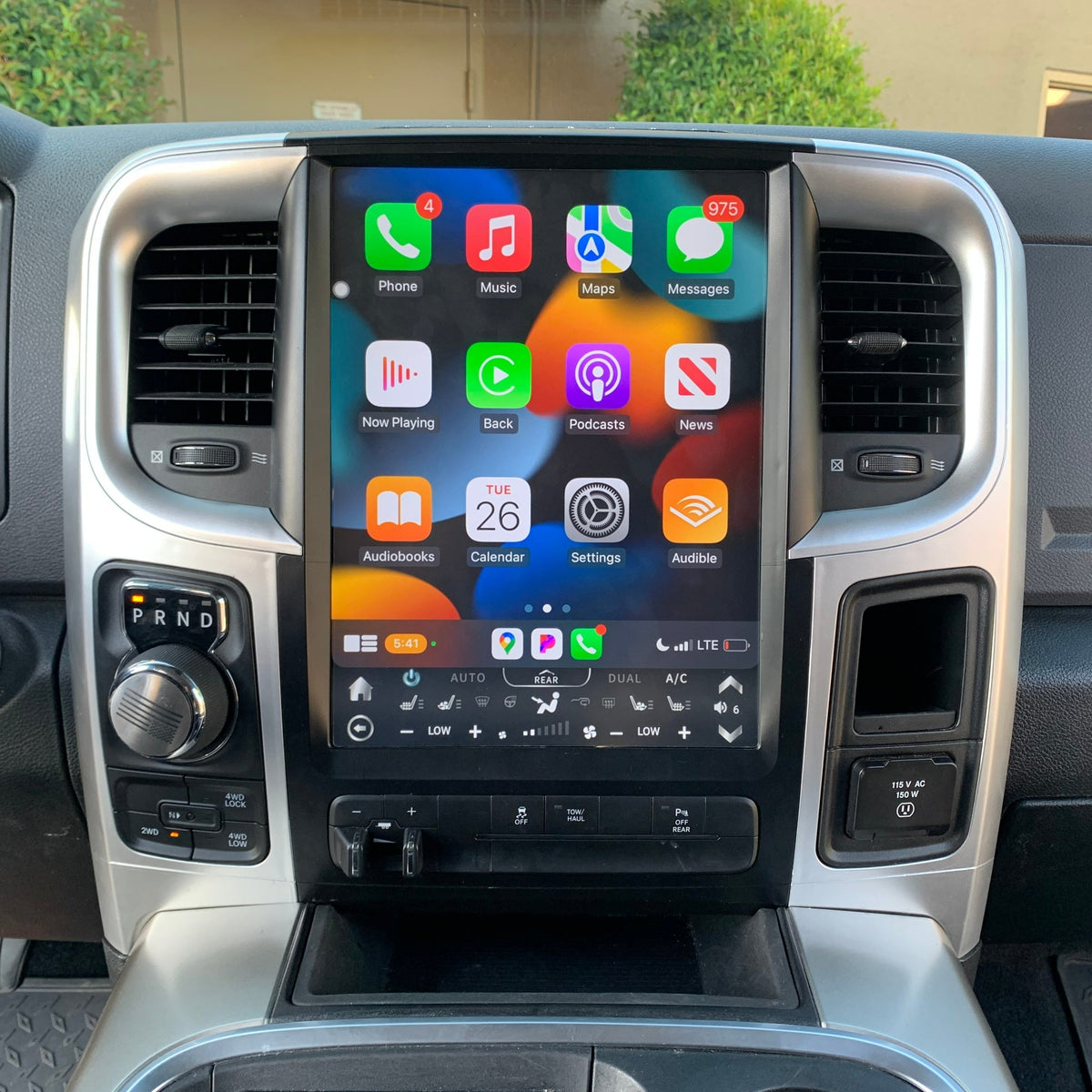 12.1“ / 13" Android 13/14 Fast boot Vertical Screen Navi Radio for Dodge Ram 2009 - 2018