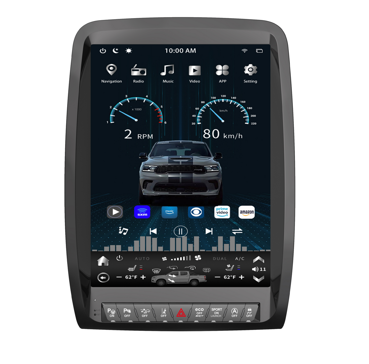 [Open box] 13” Android 12 Vertical Screen Navigation Radio for Dodge Durango 2011 - 2020 | Phoenix Automotive