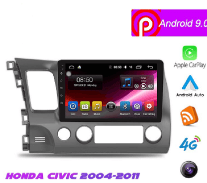 10.1" Android 9 Navigation Radio for Honda Civic 2004 - 2011 - Smart Car Stereo Radio Navigation | In-Dash audio/video players online - Phoenix Automotive