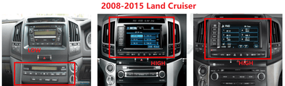 17" Vertical Screen Navi Radio for Toyota Land Cruiser LC200 2008 - 2015 - Smart Car Stereo Radio Navigation | In-Dash audio/video players online - Phoenix Automotive