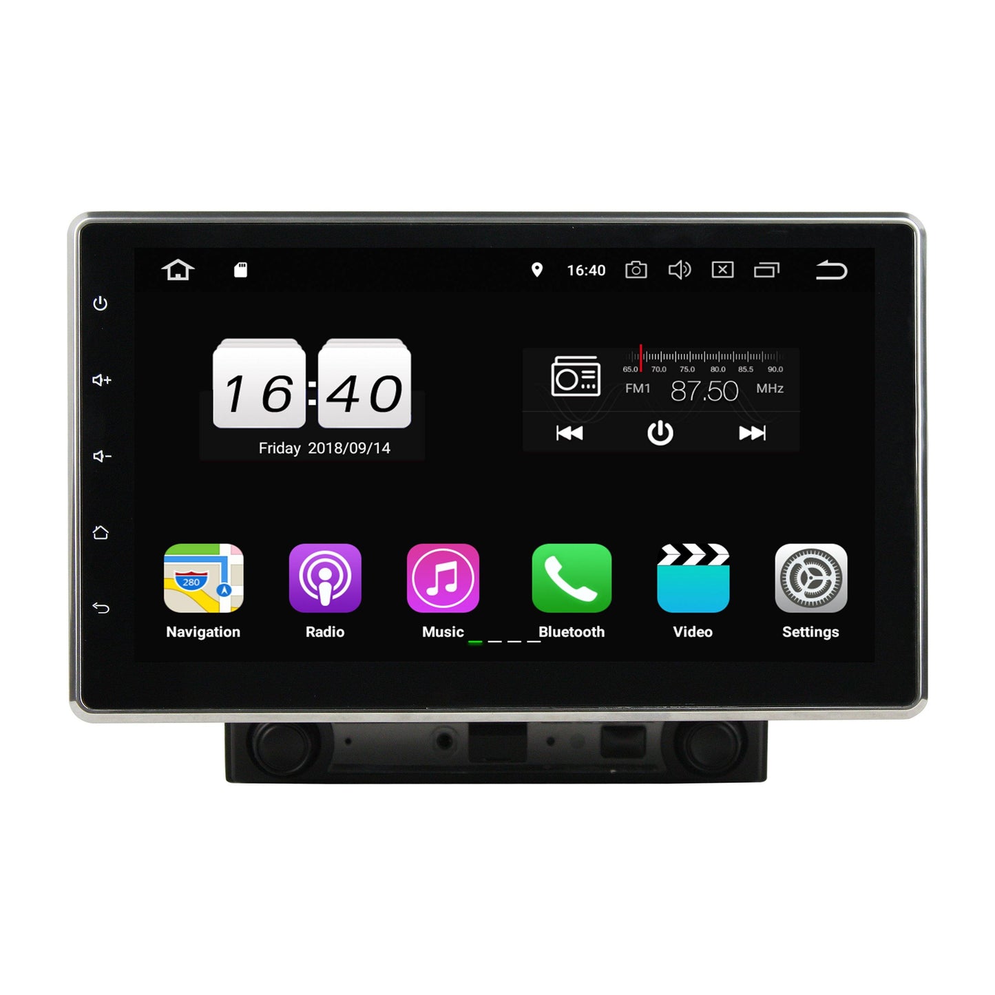 10.1" Universal Android 10.0 Navigation Radio with double Din one Din - Smart Car Stereo Radio Navigation | In-Dash audio/video players online - Phoenix Automotive