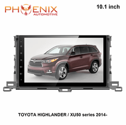 10.1"  Android Navigation Radio for Toyota Highlander XU50 2014 2015 2016 2017 - Smart Car Stereo Radio Navigation | In-Dash audio/video players online - Phoenix Automotive