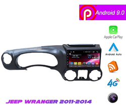 10.1" Android 9 Navigation Radio for Jeep Wrangler 2011 - 2014 - Smart Car Stereo Radio Navigation | In-Dash audio/video players online - Phoenix Automotive