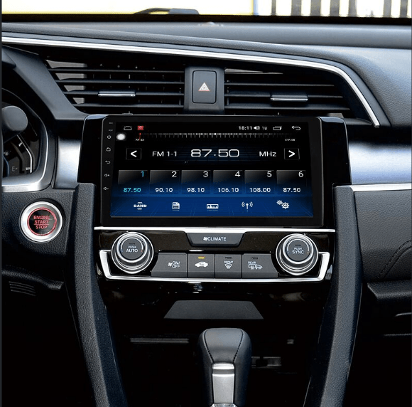 9" Android 9 Navigation Radio for Honda Civic 2016 - 2019 - Smart Car Stereo Radio Navigation | In-Dash audio/video players online - Phoenix Automotive