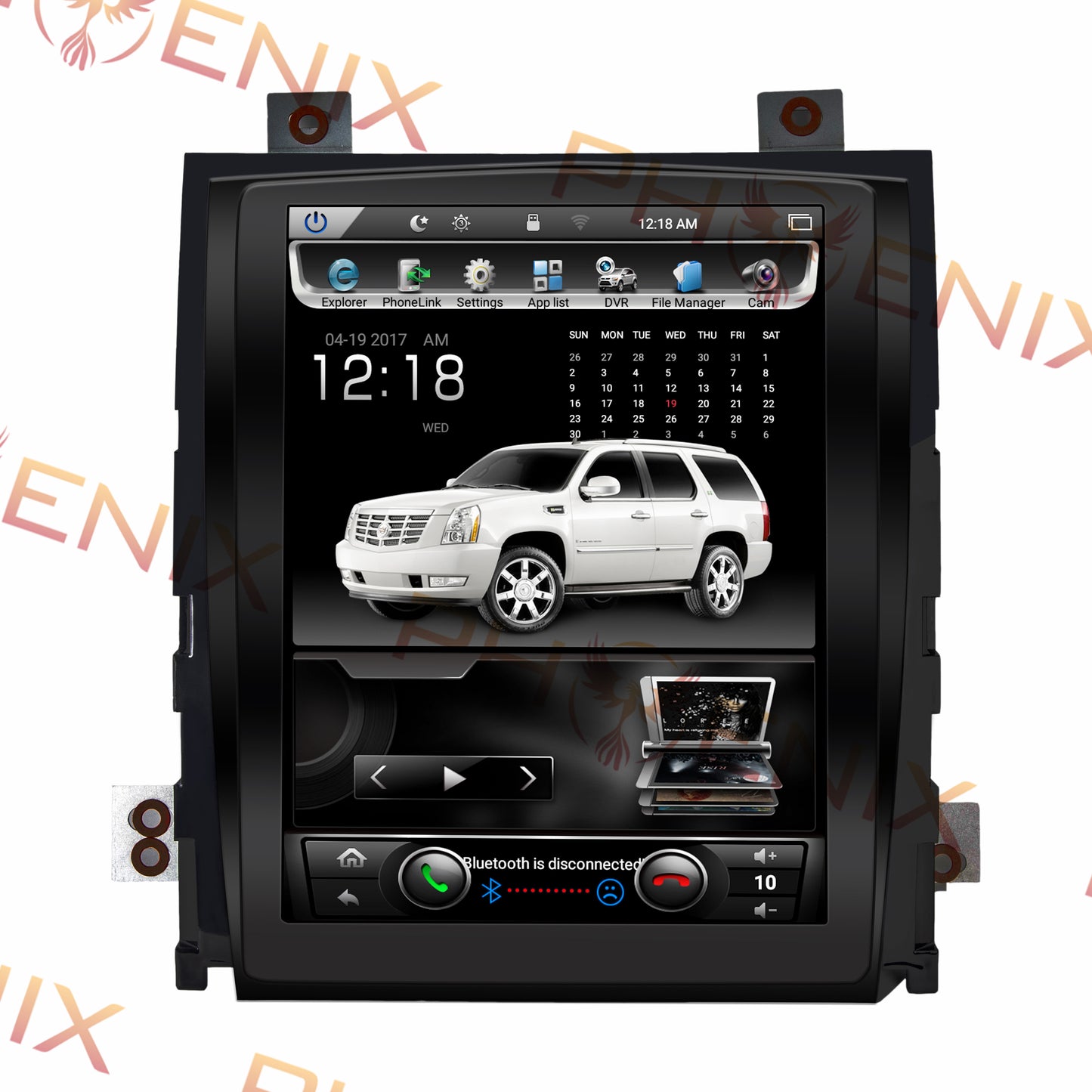 [ PX6 SIX-CORE ] 10.4" ANDROID 9 Fast Boot VERTICAL SCREEN Navigation Radio for Cadillac Escalade 2007 - 2014 - Smart Car Stereo Radio Navigation | In-Dash audio/video players online - Phoeni