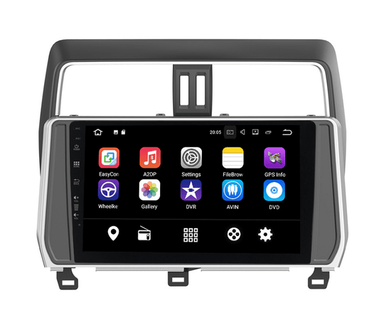 10.1" Octa-core Quad-core Android Navigation Radio for Toyota Prado 2018 - Smart Car Stereo Radio Navigation | In-Dash audio/video players online - Phoenix Automotive