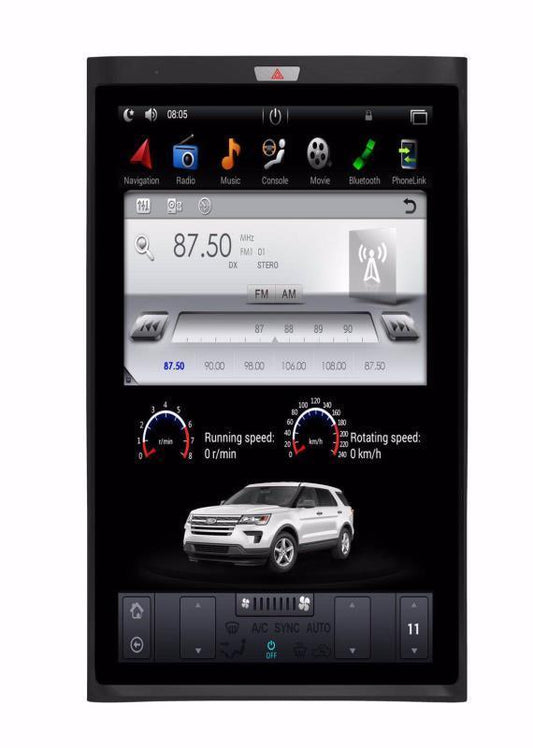 17" Vertical Screen Android Navi Radio for Ford Expedition 2015 2016 2017 | Phoenix Automotive