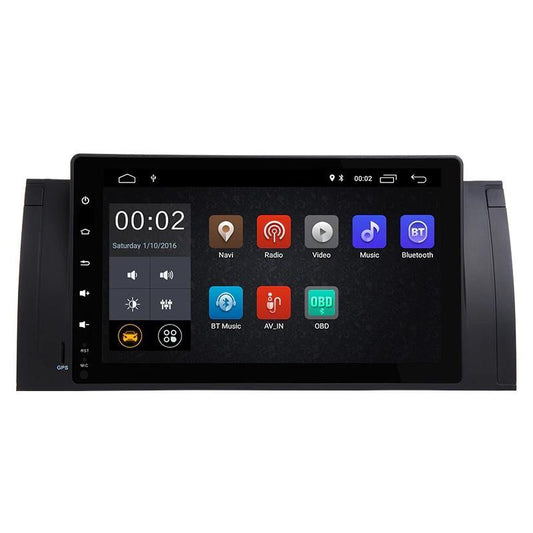 9" Octa-Core Android Navigation Radio for BMW 5 Series  M5  2000 - 2003 - Smart Car Stereo Radio Navigation | In-Dash audio/video players online - Phoenix Automotive