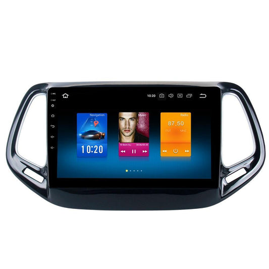10.1" Octa-Core Android Navigation Radio for Jeep Compass 2017 - 2019 - Smart Car Stereo Radio Navigation | In-Dash audio/video players online - Phoenix Automotive
