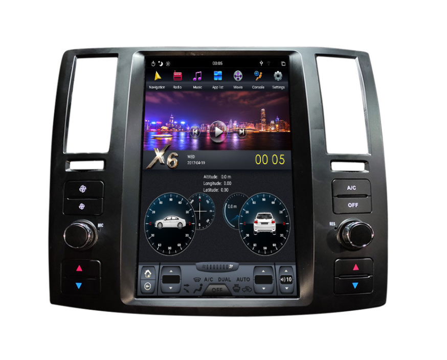 [Open-box] [PX6 SIX-CORE] 11.8" Vertical Screen Android 9 / 11 Fast boot Navigation Receiver for Infiniti FX25 FX35 FX37 2004 - 2008 - Smart Car Stereo Radio Navigation | In-Dash audio/vid