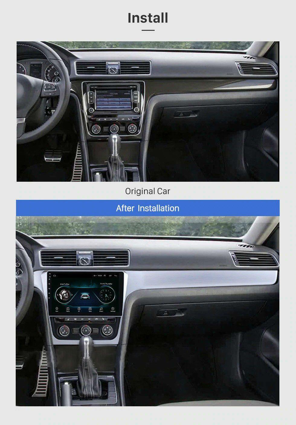 10.1 Octa-Core Android Navigation Radio for VW Volkswagen Passat 2012-2016 - Smart Car Stereo Radio Navigation | In-Dash audio/video players online - Phoenix Automotive