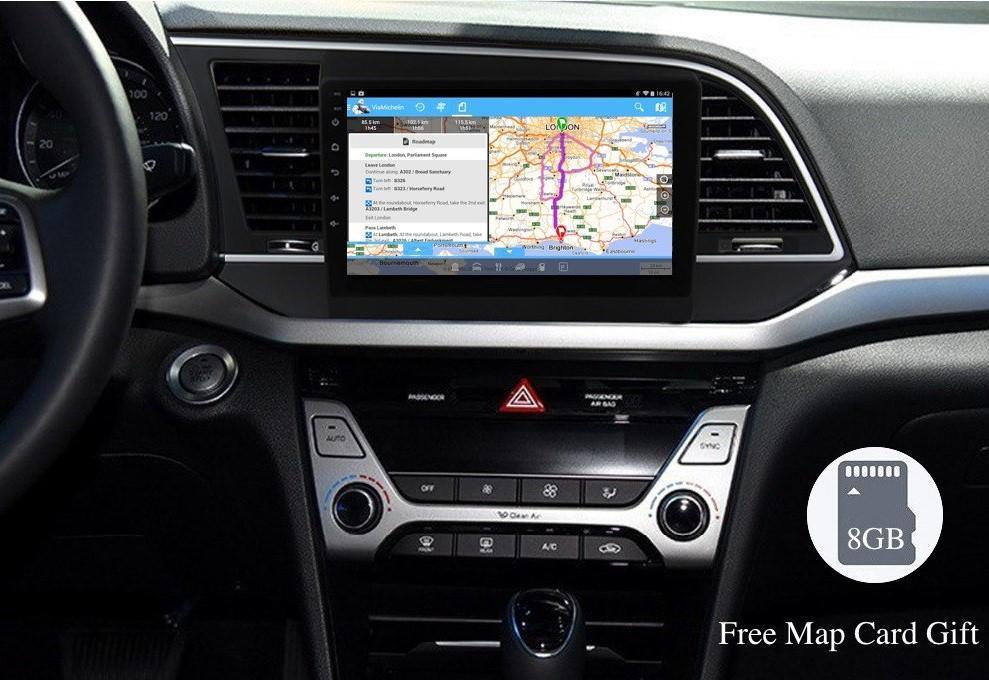 9" Octa-Core Android Navigation Radio for Hyundai Elantra 2017 - 2019 - Smart Car Stereo Radio Navigation | In-Dash audio/video players online - Phoenix Automotive