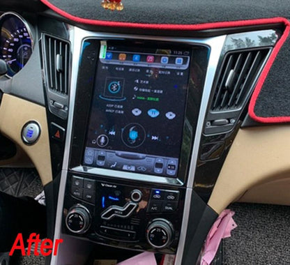 10.4 Tesla-style Vertical Screen Android Navigation Radio for Hyundai  Sonata 2011 - 2014 i45 – Phoenix Automotive